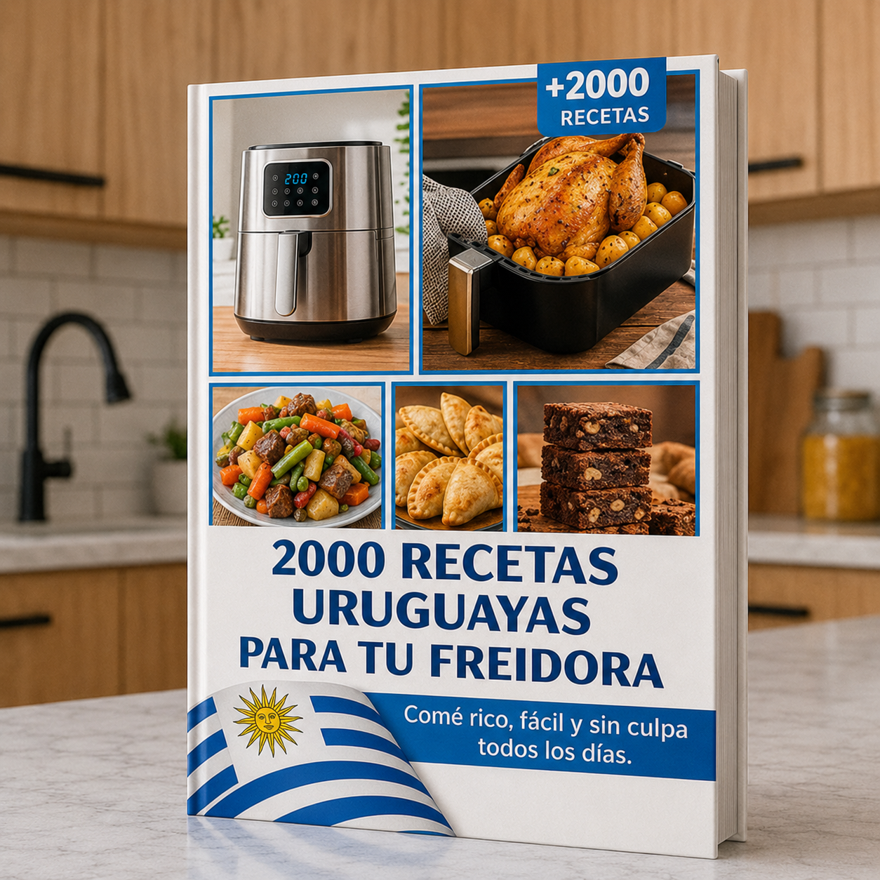 EBOOK: +2000 Recetas Uruguayas para tu freidora de aire