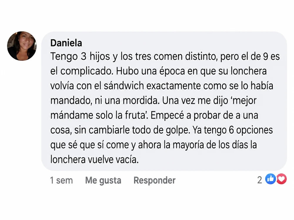 Mensaje de una compradora